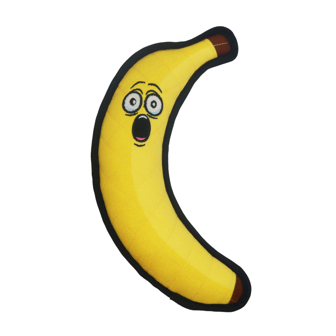BüD'z - Jouet Banane Surprise à 4 Épaisseurs de Tissus en Peluche pour Chiens, 29 cm