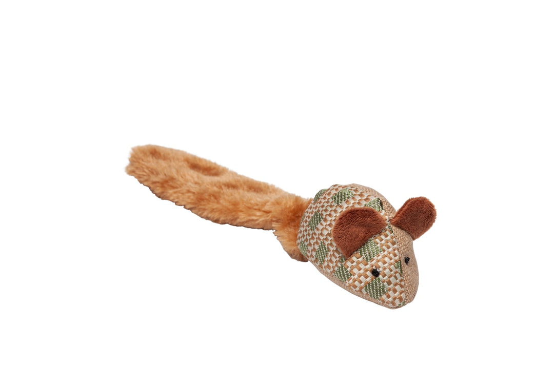 BüD'z - Jouet Souris avec Queue Géante en Peluche pour Chats, 30.5 cm