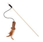 Voir l’image dans la galerie, BüD'z - Tige Agace-Chat avec Poisson Éco, 40 cm - Jouet pour Chats