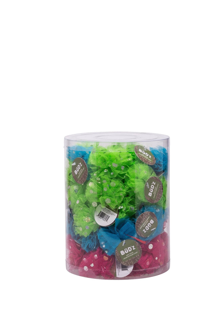 BüD'z - Balle en Filet pour Chats, 5 cm (Couleurs Assorties)