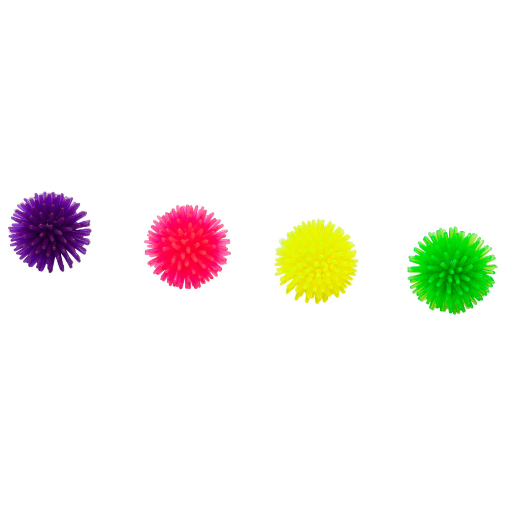 BüD'z - Balle Hérisson pour Chats, 5 cm (Couleurs Assorties)