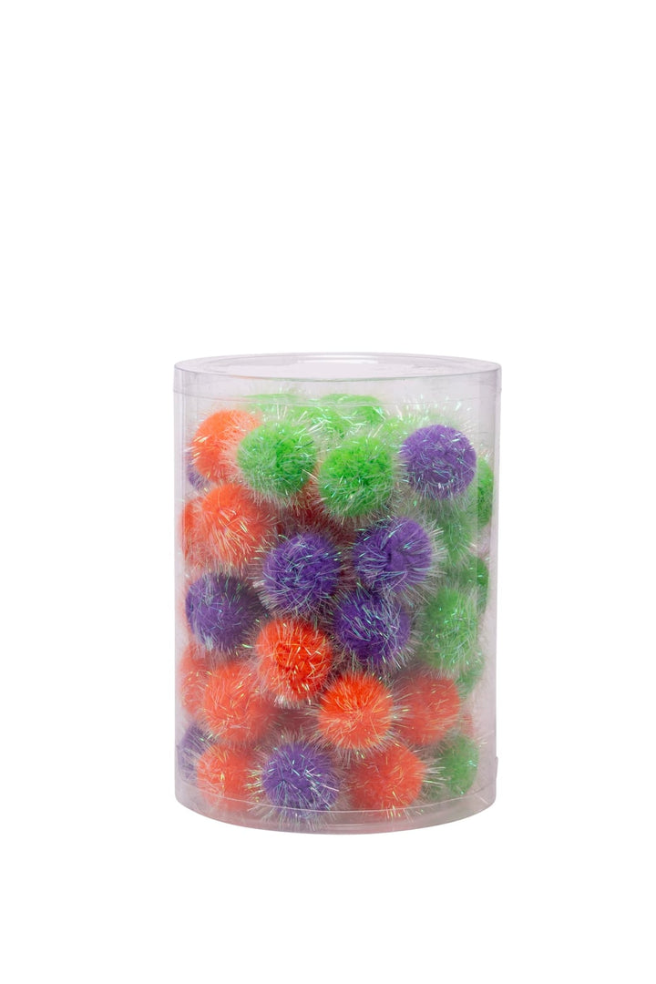 BüD'z - Balle Pompon pour Chats, 8 cm (Couleurs Assorties)