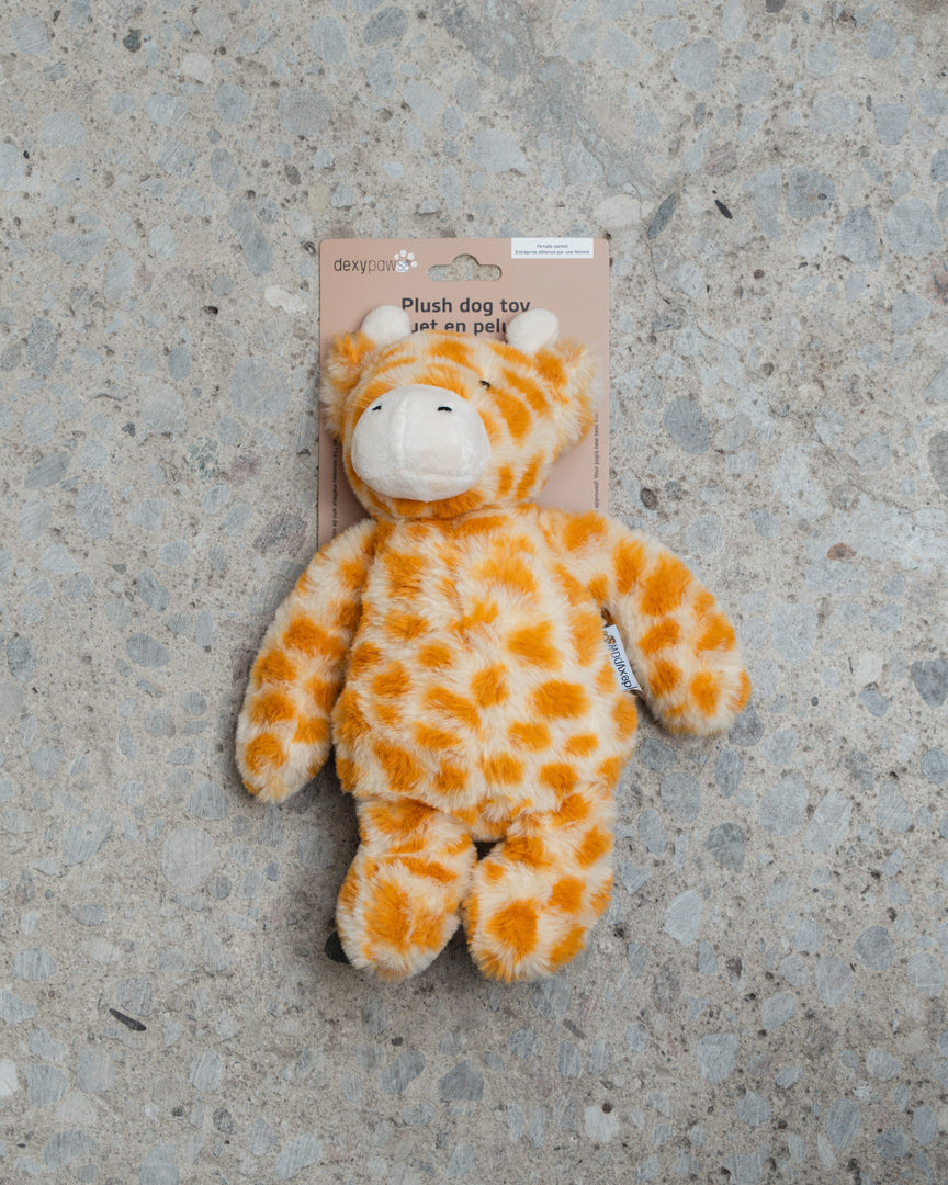 Dexypaws - Girafe en Peluche avec Couineur - Jouet pour Chiens