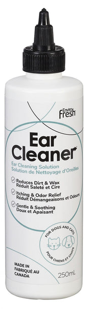 Envirofresh - Nettoyant pour Oreilles Sans Parfum - Soin des Oreilles pour Chiens et Chats