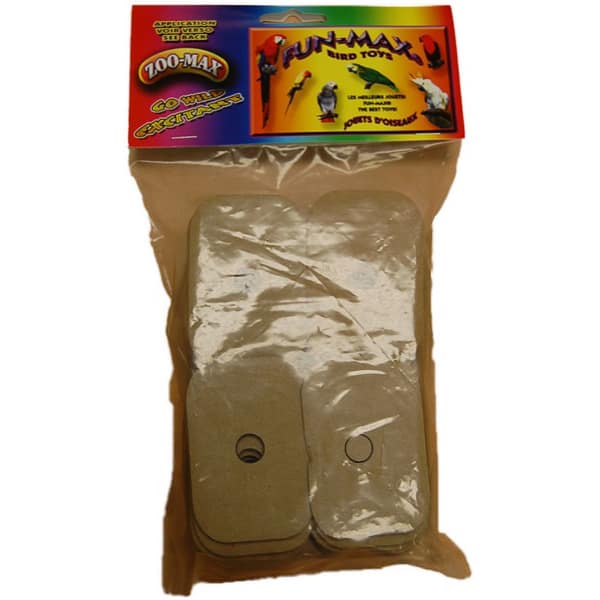 Zoo-Max - Tranches de Carton Kraft de Rechange - Pièce pour Fabriquer des Jouets pour Oiseaux