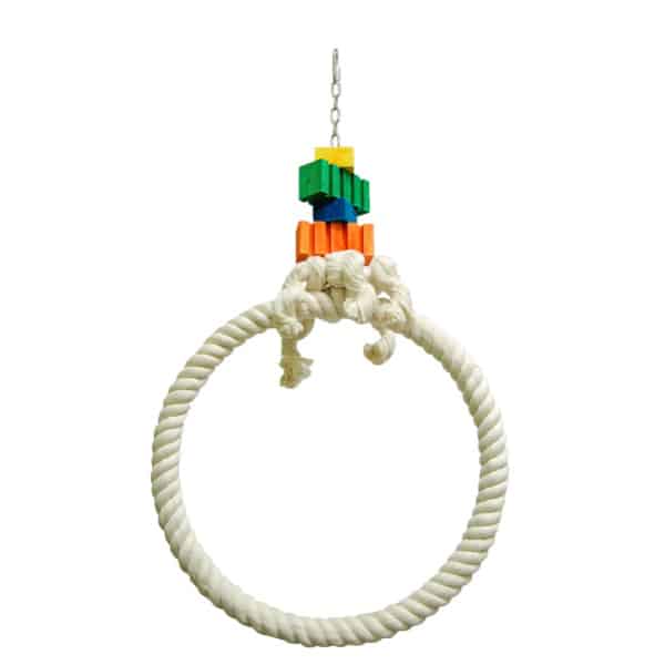 Zoo-Max - Cerceau Hoop en Coton - Balançoire pour Oiseaux