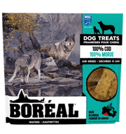 Boréal - 100% Morue Séchées à l'Air - Gâteries pour Chiens
