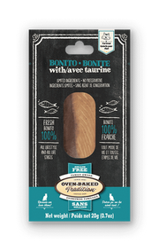 Oven-Baked Tradition - Filet de Bonite avec Taurine - Gâteries Sans Grains à Ingrédients Limités pour Chats