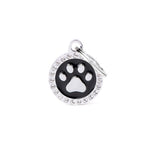 Voir l’image dans la galerie, My Family - Glam Patte Encerclé Noir - Médaille d'Identité pour Chiens