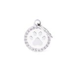 Voir l’image dans la galerie, My Family - Glam Patte Encerclé Blanc - Médaille d'Identité pour Chiens