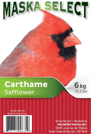 MASKA SELECT Nourriture Carthame 6kg pour Oiseaux Sauvages