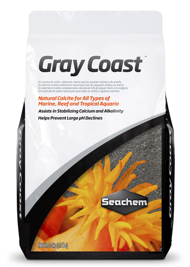 SEACHEM Gray Coast Gravel 10kg pour Aquarium