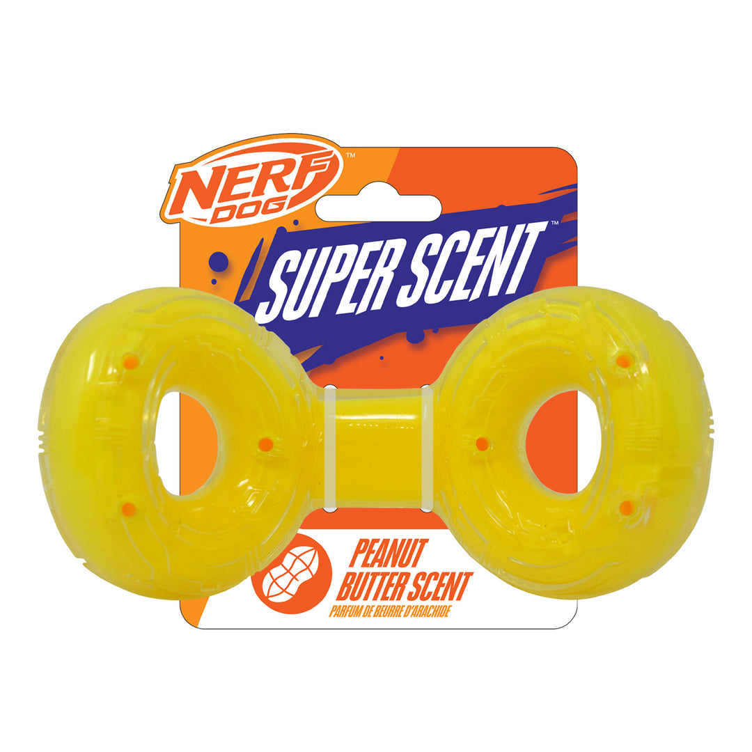 Nerf Dog - Jouet Scentology Tug au Beurre d'Arachide pour Chiens