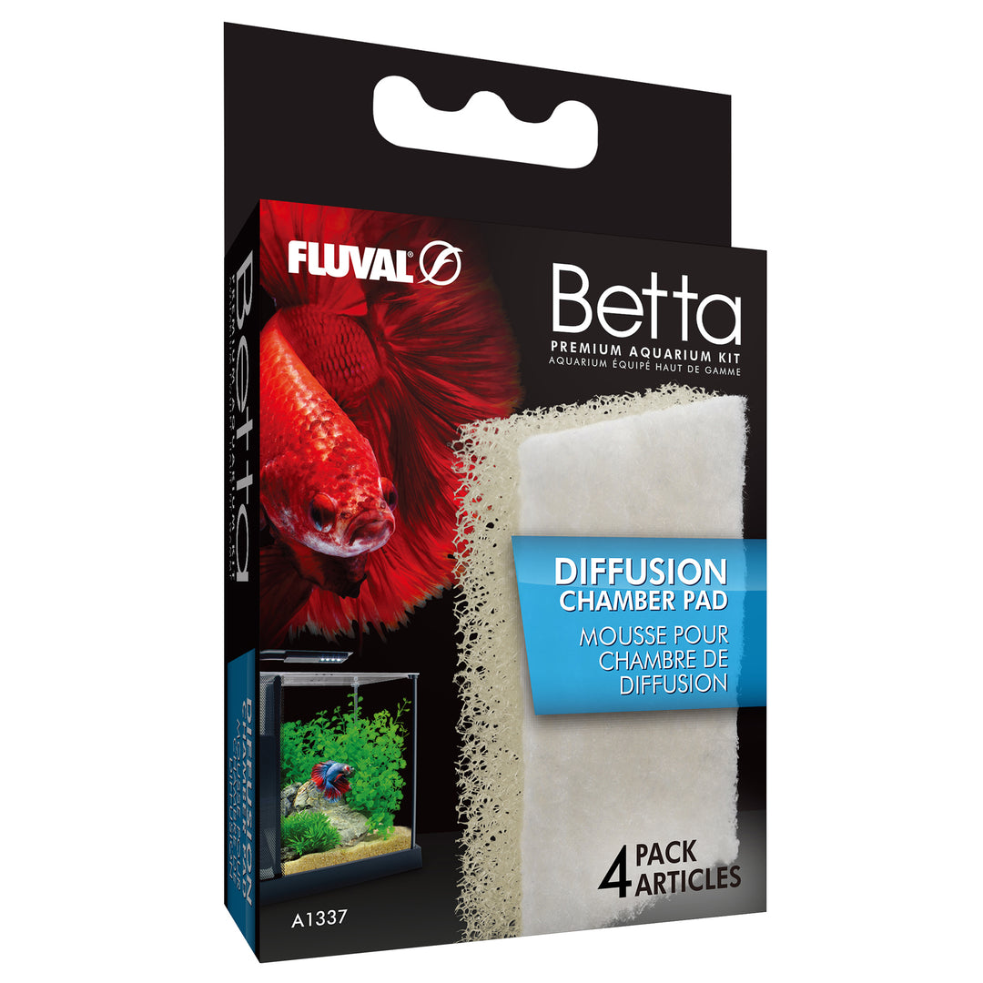 Fluval Betta - Mousses pour Chambre de Diffusion - Masse Filtrante pour Aquariums