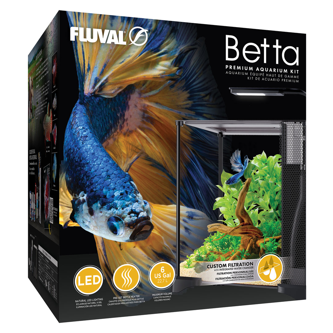Fluval Betta - Aquarium Équipé Haut de Gamme - Aquarium pour Poissons