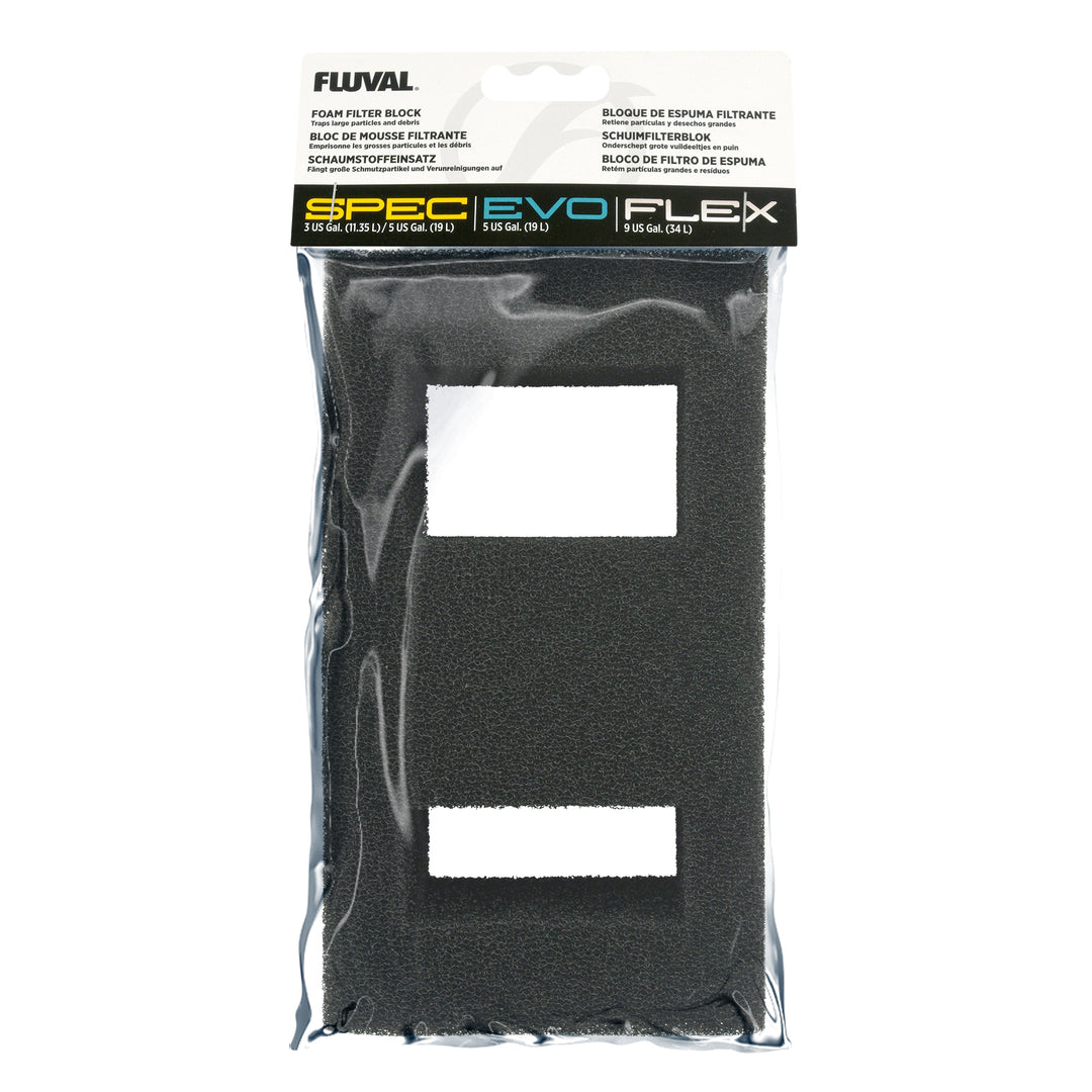 Fluval - Mousse Filtrante pour Flex, Spec, Betta et Evo - Masse Filtrante pour Aquariums