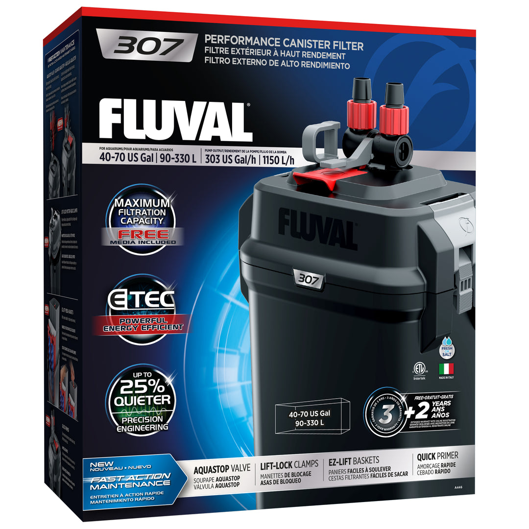 Fluval - Filtre Extérieur Série 07 - Filtre pour Aquariums