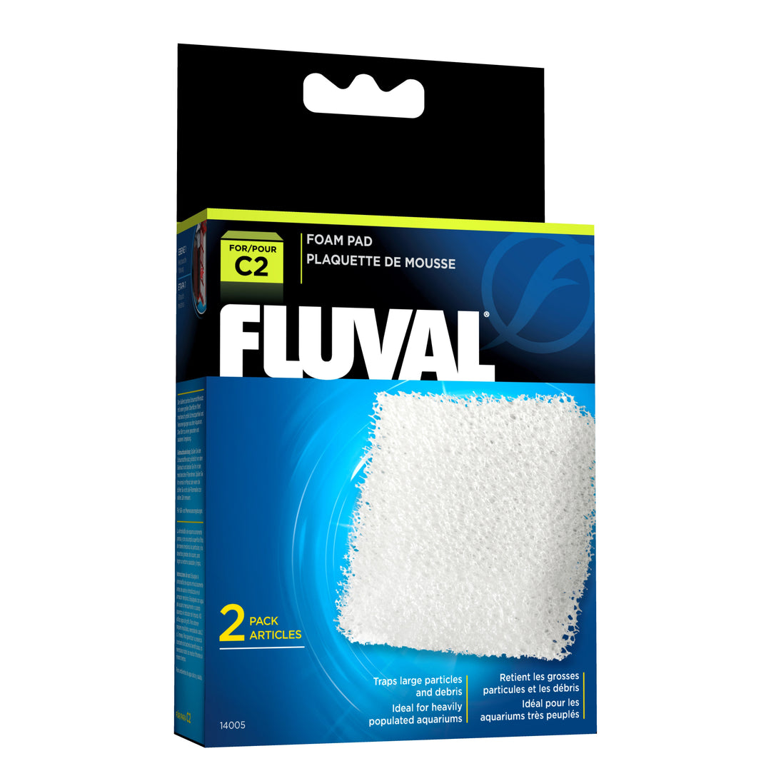 Fluval - Plaquettes de Mousse pour Filtre Série C - Masse Filtrante pour Aquariums