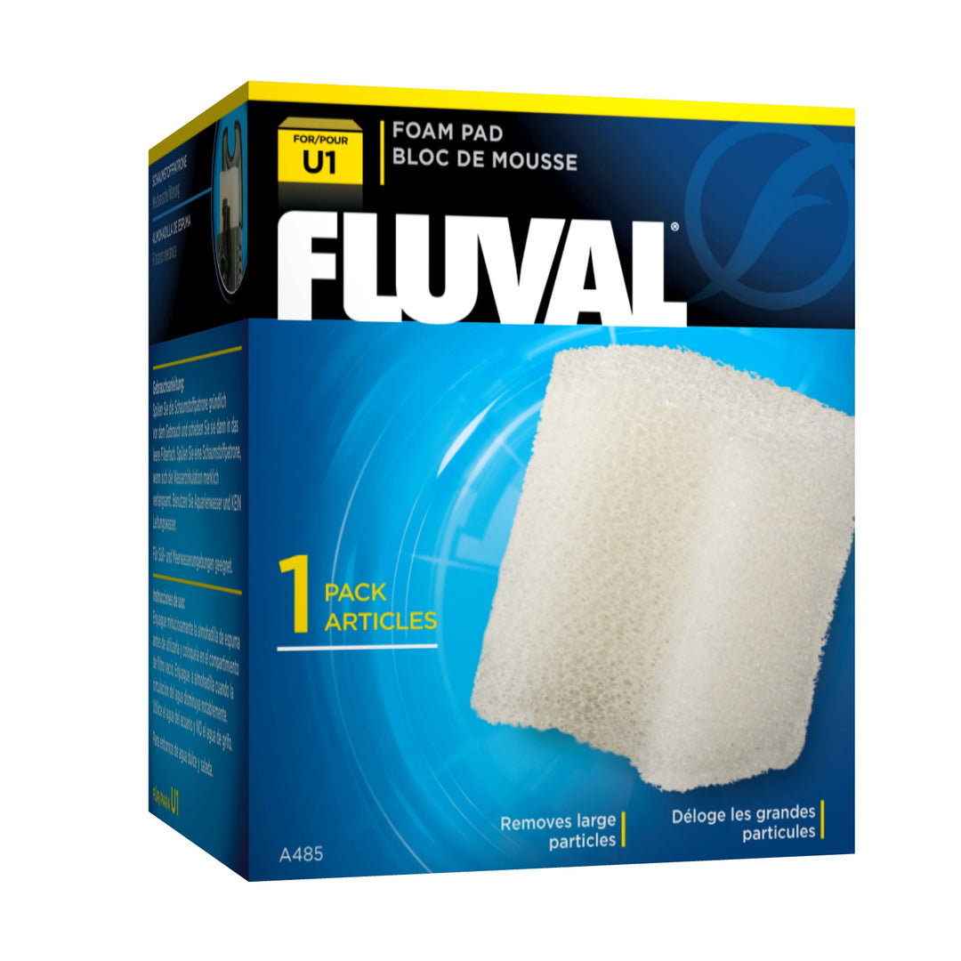 Fluval - Blocs de Mousse pour Filtre Série U - Masse Filtrante pour Aquariums