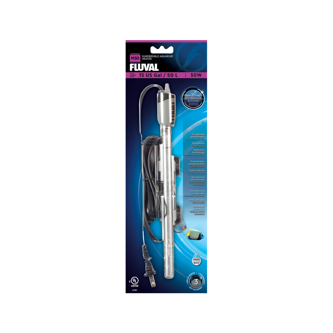 Fluval - Chauffe-Eau Submersible Série M - Chauffe-Eau pour Aquariums