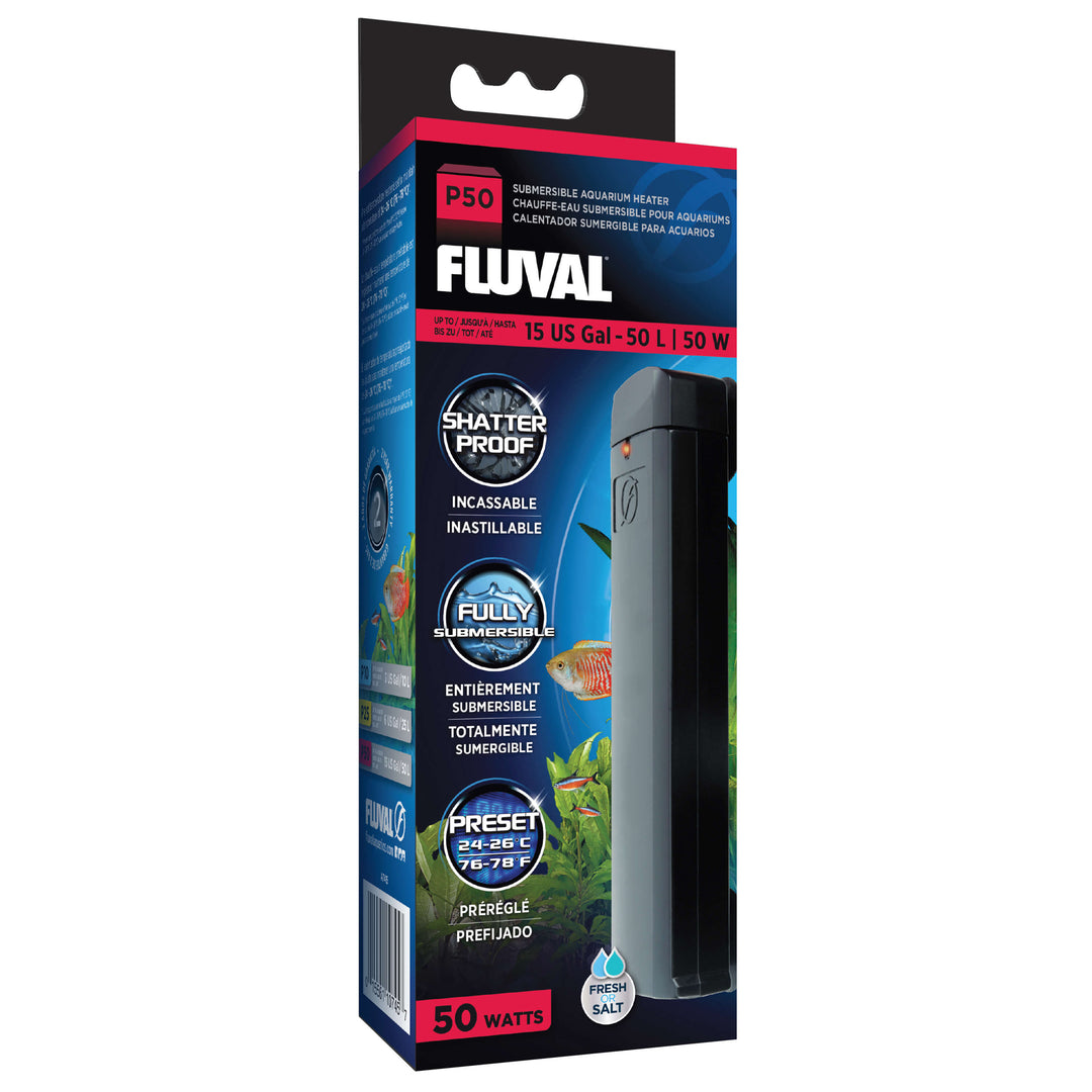 Fluval - Chauffe-Eau Submersible Série P - Chauffe-Eau pour Aquariums