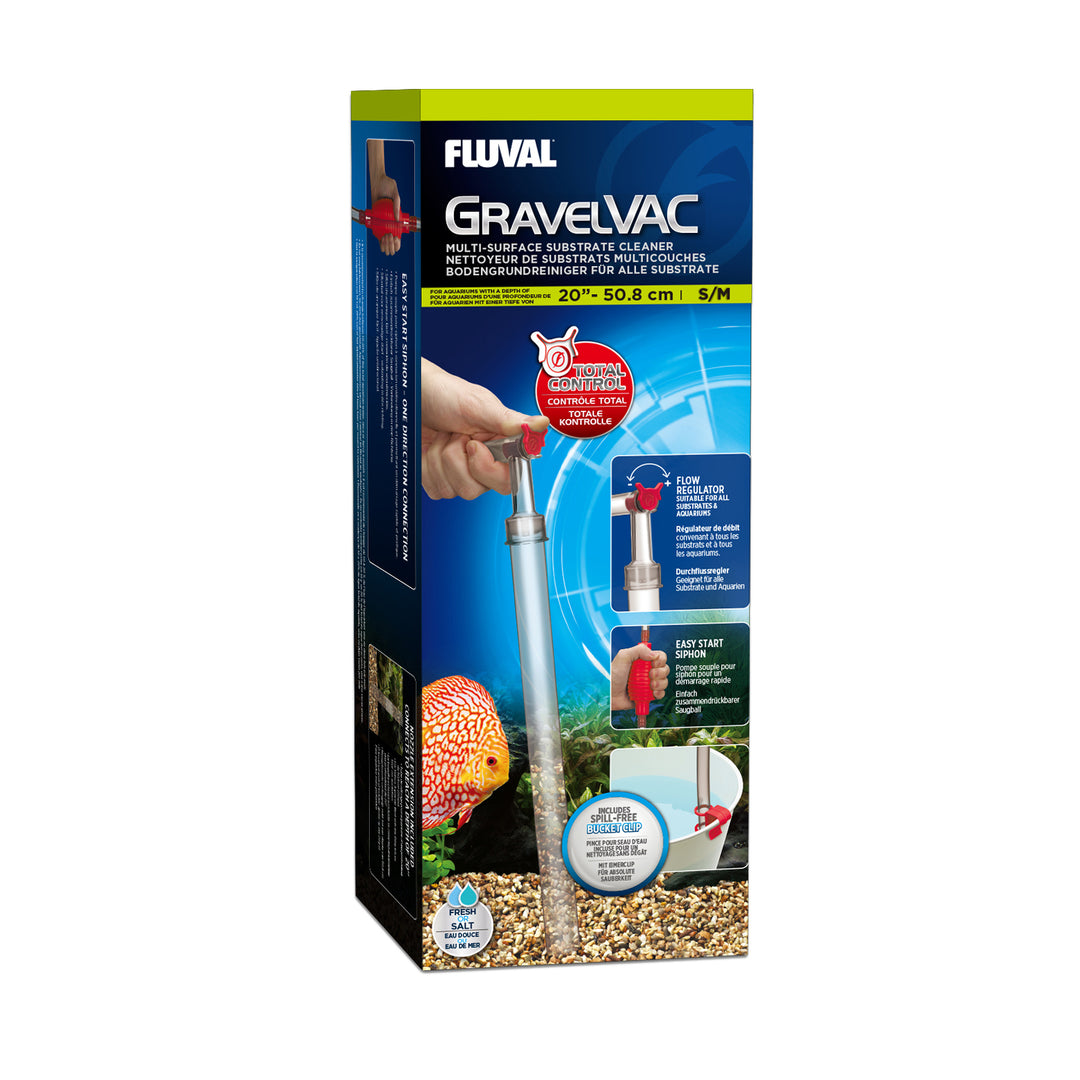Fluval - Nettoyeur de Substrat GravelVac - Siphon pour Aquariums