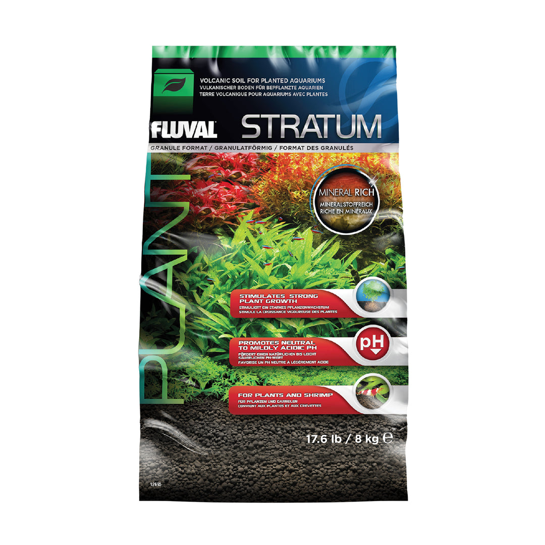 Fluval - Substrat Stratum pour Plantes et Crevettes - Substrat pour Aquariums