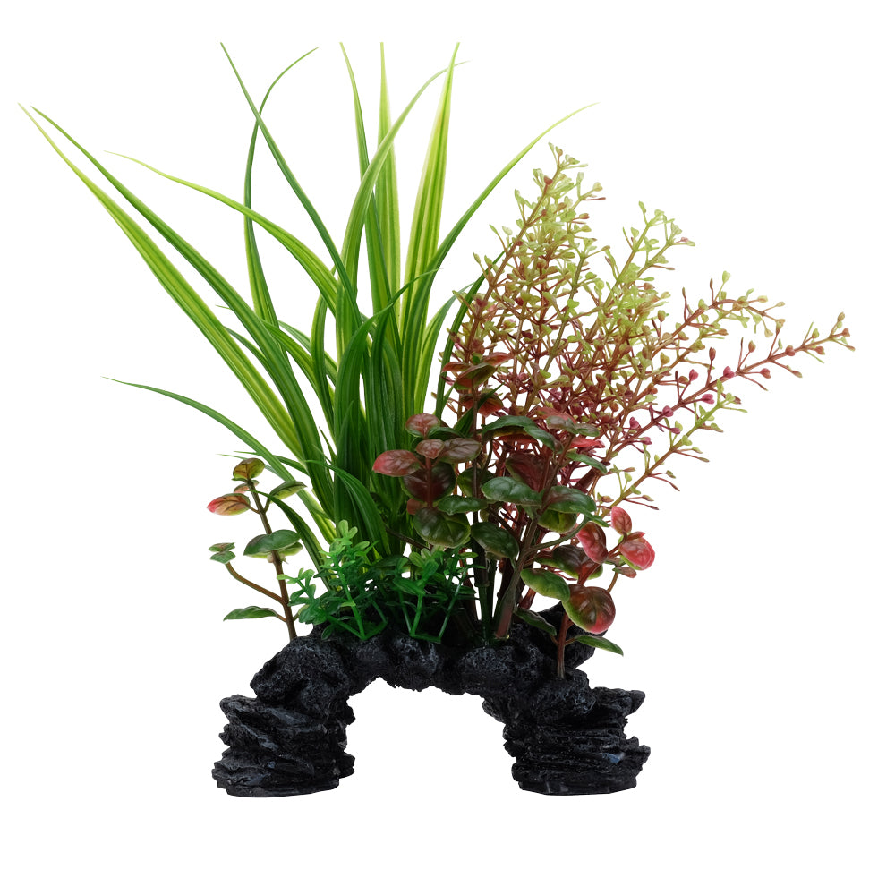 Fluval Aqualife - Plante Sagittaire et Rotala - Plante Artificielle pour Aquariums