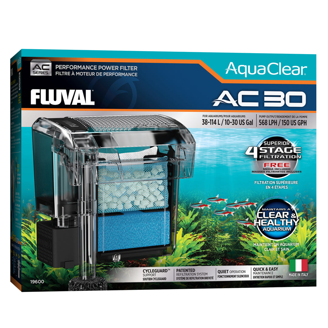 Fluval AquaClear - Filtre à Moteur - Filtre pour Aquariums