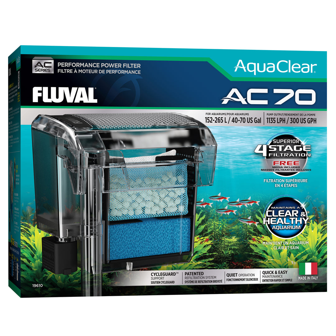Fluval AquaClear - Filtre à Moteur - Filtre pour Aquariums