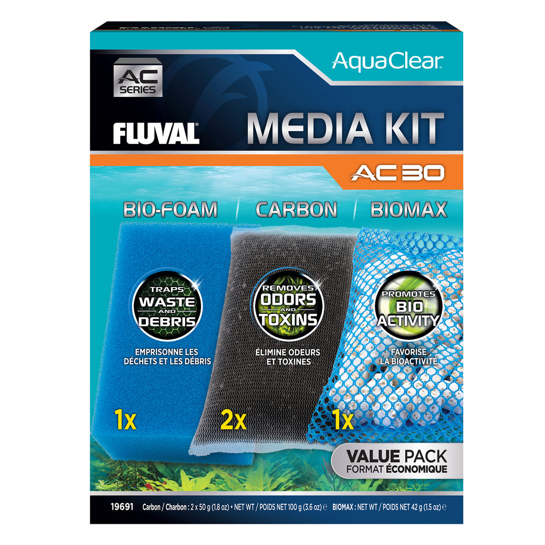 Fluval AquaClear - Ensemble de Masses Filtrantes de Rechange - Masse Filtrante pour Aquariums