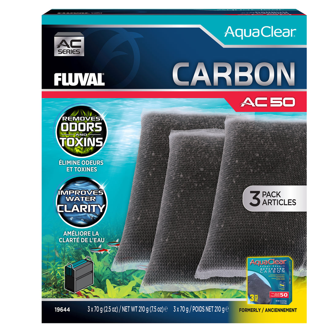 Fluval AquaClear - Charbon Activé - Masse Filtrante pour Aquariums