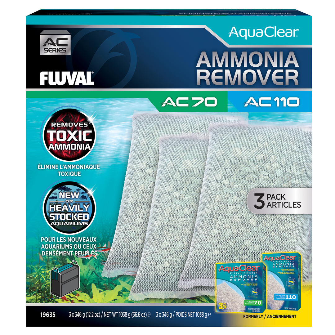 Fluval AquaClear - Neutralisant d'Ammoniaque - Masse Filtrante pour Aquariums