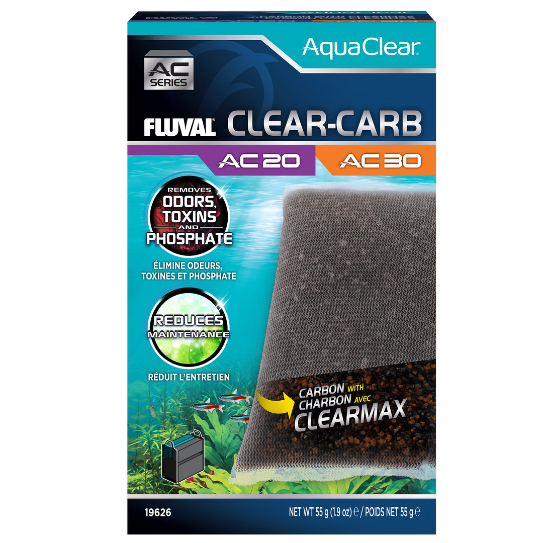 Fluval AquaClear - Clear-Carb - Masse Filtrante pour Aquariums