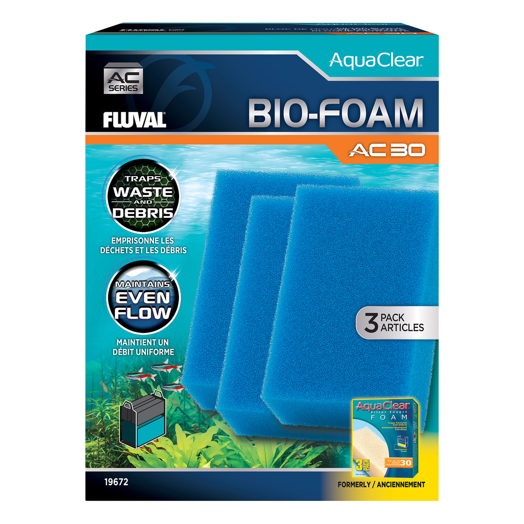 Fluval AquaClear - Mousse Bio-Foam - Masse Filtrante pour Aquariums