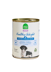 Open Farm - Poids Santé, Pâté Poulet et Poisson Blanc - Nourriture Humide pour Chiens