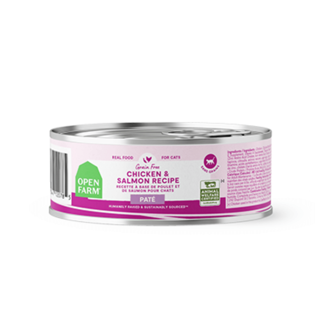 Open Farm - Pâté de Poulet et Saumon - Nourriture Humide Sans Grains pour Chats