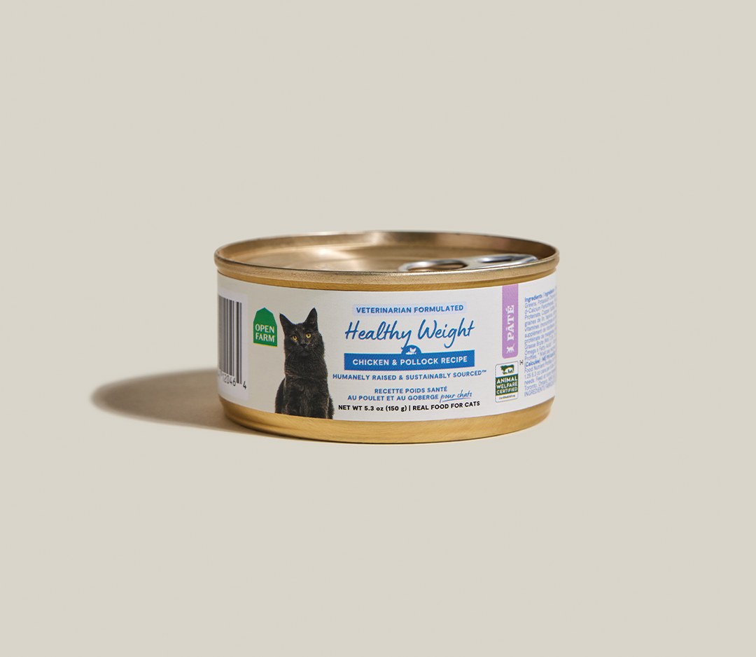 Open Farm Functional - Poids Santé - Pâté de Saumon Sauvage et Avoine - Nourriture Sèche pour Chats