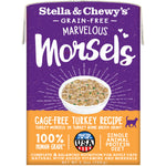 Voir l’image dans la galerie, Stella &amp; Chewy's Marvelous Morsels - Bouchées de Dinde en Sauce au Bouillon d’Os de Dinde - Nourriture Humide Sans Grains pour Chats en Tetra Pak