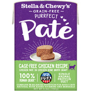 Stella & Chewy's Purrfect Paté - Chat Pâté de Poulet Élevé en Liberté dans un Bouillon - Nourriture Humide Sans Grains pour Chats en Tetra Pak