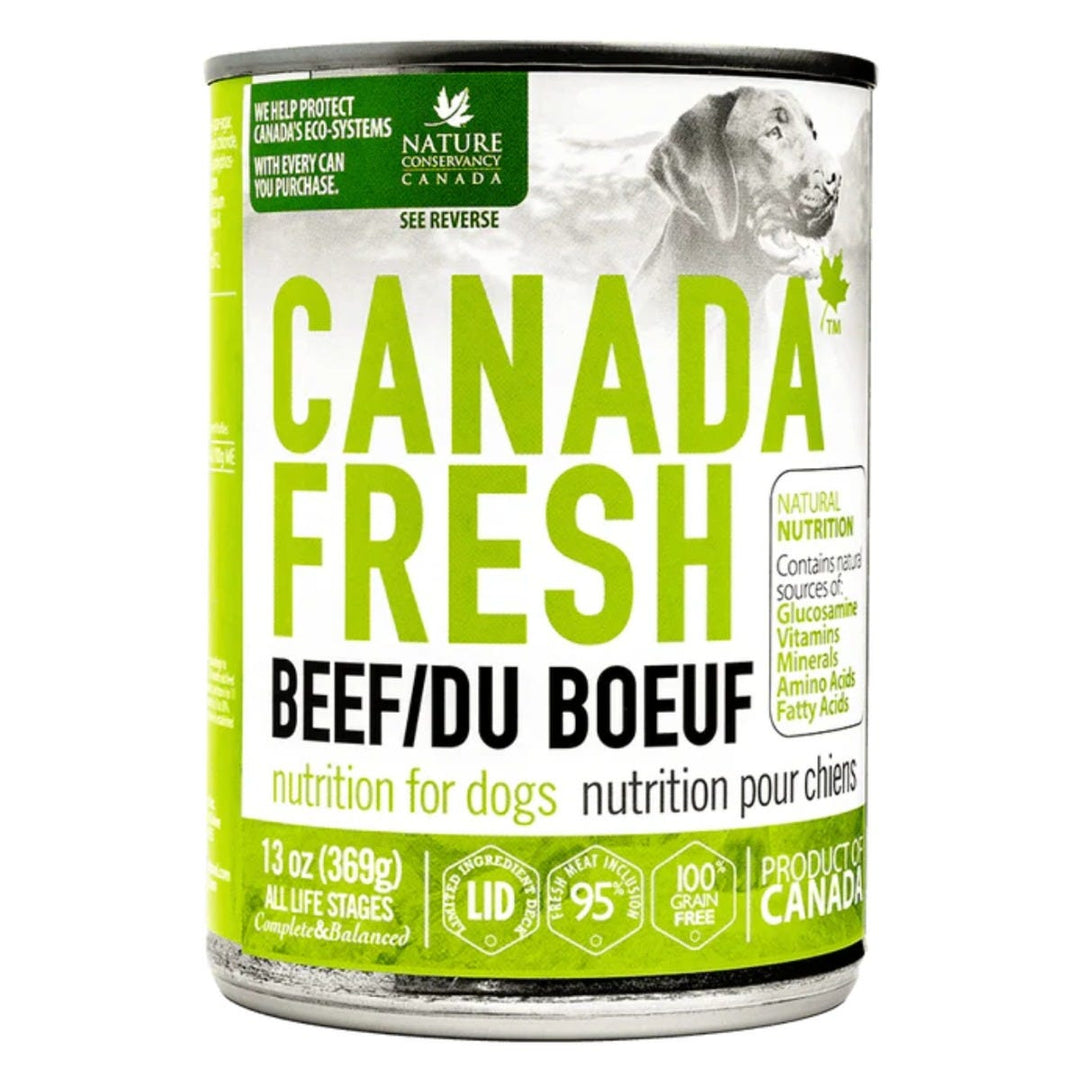 Canada Fresh - 95% Boeuf - Nourriture Humide en Pâté pour Chiens