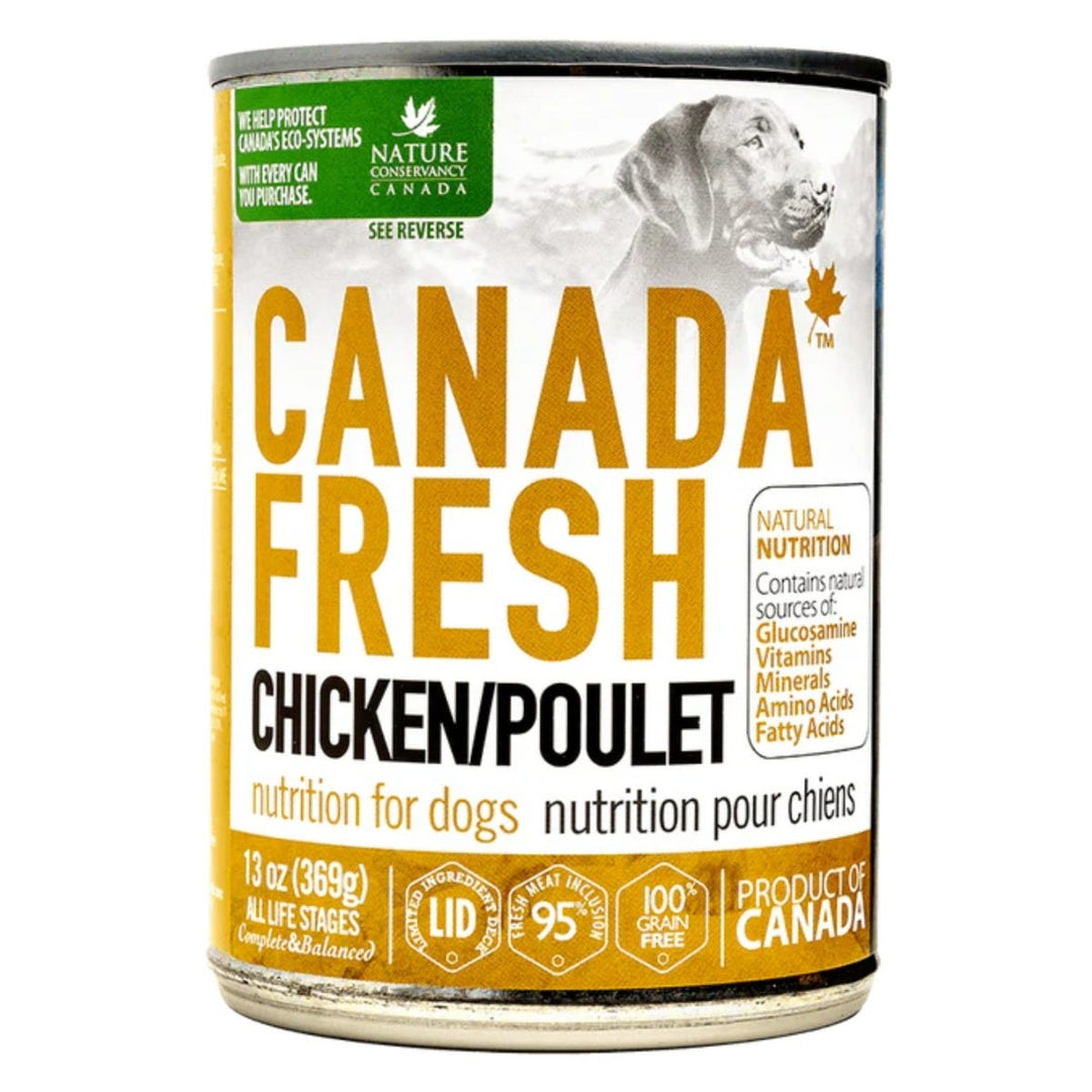 Canada Fresh - 95% Poulet - Nourriture Humide en Pâté pour Chiens