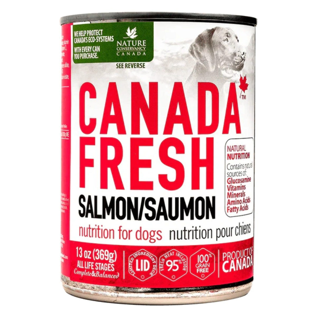 Canada Fresh - 95% Saumon - Nourriture Humide Sans Grains en Pâté à Ingrédients Limités pour Chiens