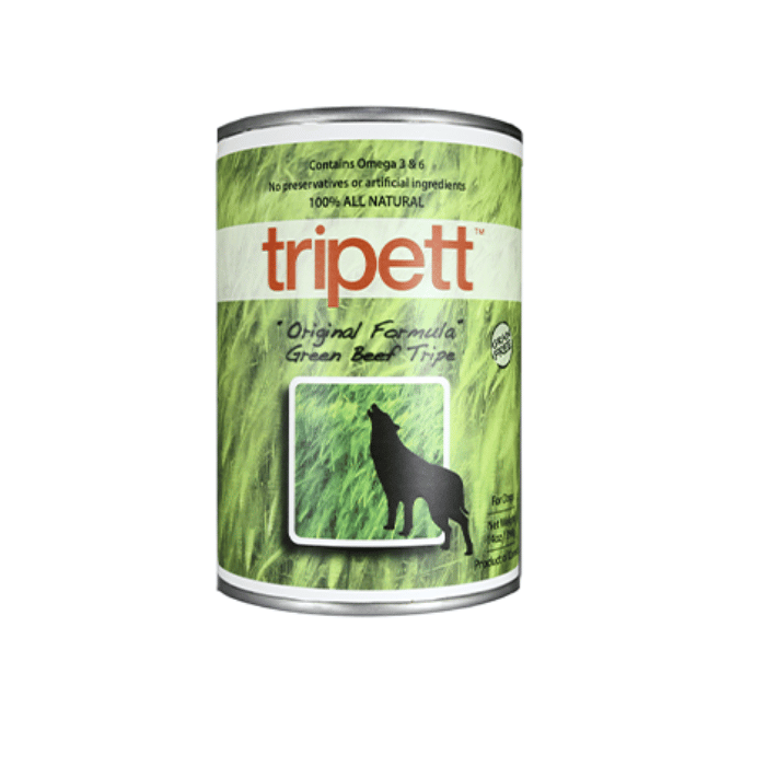 Tripett - Tripes Vertes de Boeuf - Nourriture Humide Sans Grains en Pâté pour Chiens