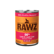Rawz - 96% Agneau et Foie d'Agneau - Nourriture Humide en Pâté pour Chiens