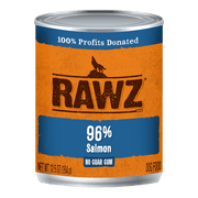 Rawz - 96% Saumon - Nourriture Humide en Pâté pour Chiens