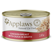 Applaws - Poitrine de Poulet & Canard en Bouillon - Nourriture Humide pour Chats