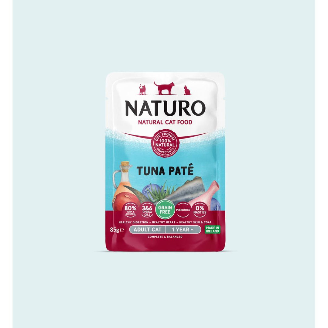 Naturo - Chat Pâté de Thon - Nourriture Humide en Pochette pour Chats
