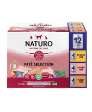 Naturo - Assortiment en Pâté - Nourriture Humide Sans Grains en Pâté pour Chats en Sachet