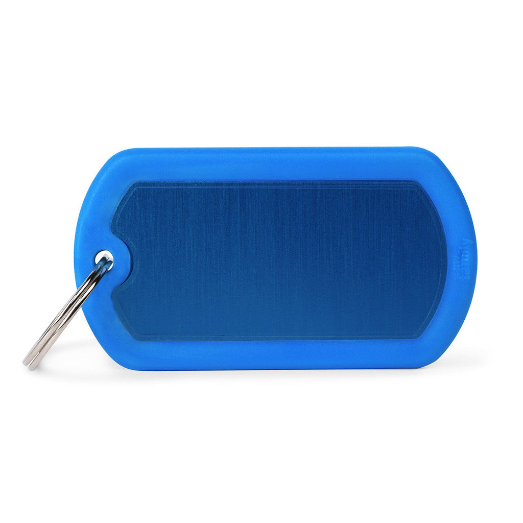 MFC Hushtag Militaire Aluminium Bleu/Caoutchou Bleu
